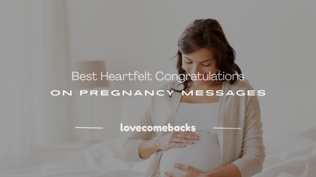 congratulations on pregnancy messages
