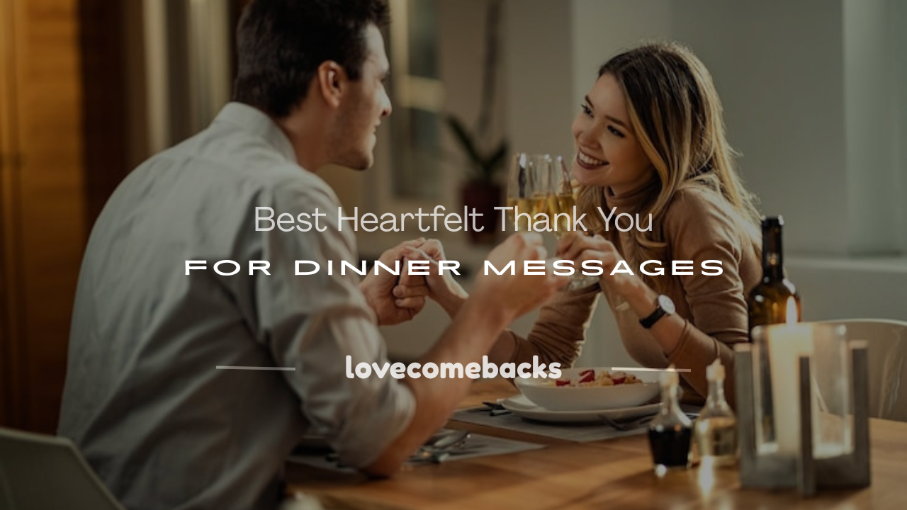 thank you for dinner message