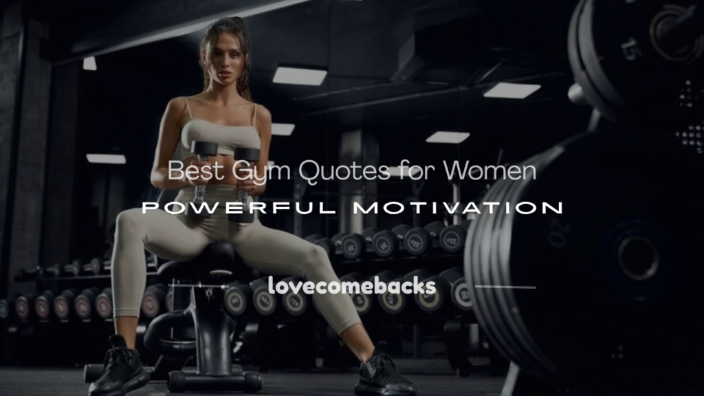 gym quotes for women