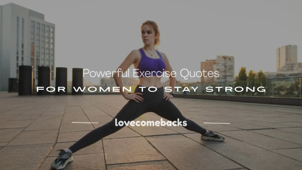 exercise quotes for woman